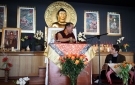 Khenpo Chödrak Rinpoché est traduit en français par Thinley Rinpoché