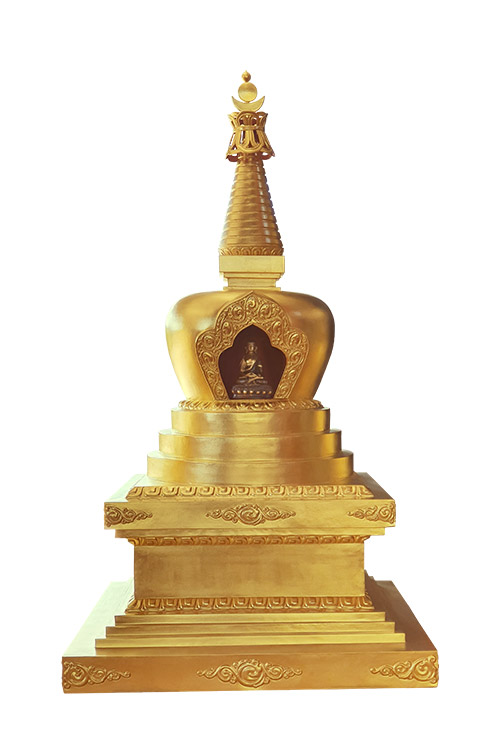 La estupa de la victoria completa རྣམ་རྒྱལ་མཆོད་རྟེན།